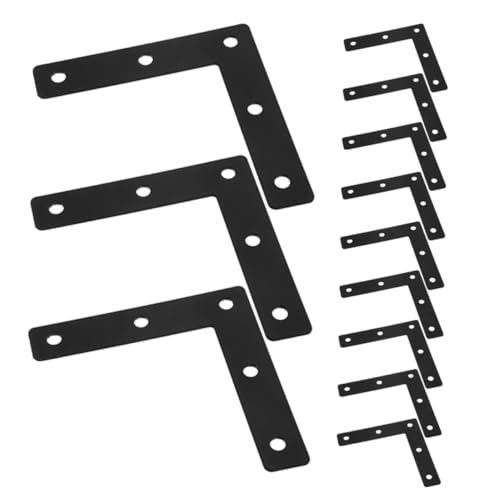 LALAFINA 15 Stück Teiliges Förmige Metallwinkel für Holz Robuste Eckverbindungen für Möbel Tische Stühle und Elegantes Design für Vielseitige Anwendungen von LALAFINA