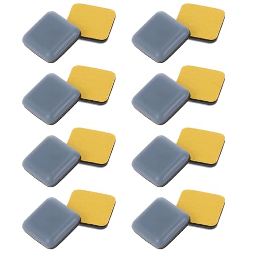LALAFINA 16 Stück Möbelgleiter Selbstklebende Rutsch Pads Boden und Möbelprotektoren für Stühle Tische und Schockabsorbierend und Geräuschdämpfend von LALAFINA