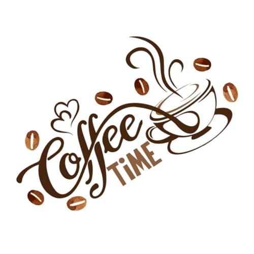 LALAFINA 1Blatt Wandaufkleber Selbstklebende Deko für Kaffeebar und Wohnzimmer Stilvolle Wandtattoos Robustem für Türen und Wände Einfache Anbringung LALAFINA 1Blatt Wandaufkleber Selbstklebende Deko für Kaffeebar und Wohnzimmer Stilvolle Wandtattoos Robustem für Türen und Wände Einfache Anbringung von LALAFINA