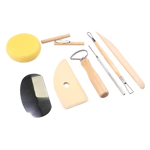 LALAFINA 1Satz für Sculpting und Schnitzarbeit mit Polymer Lehm Hochwertige Töpferwerkzeuge für Kreative Projekte Langlebig und Ergonomisch Gestaltet von LALAFINA