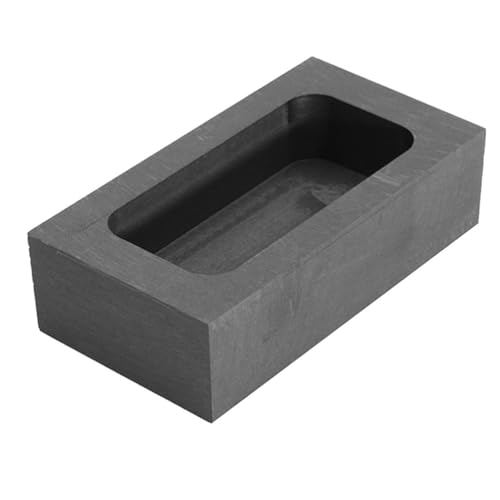 LALAFINA Graphit Barren Form Tiegel Kokille Aus Graphit Hochreine Graphitbarrenform Gold-Silber-Aluminium-Kupfer-Messing-Zink-Legierung Metallgussform, 125g LALAFINA Graphit Barren Form Tiegel Kokille Aus Graphit Hochreine Graphitbarrenform Gold-Silber-Aluminium-Kupfer-Messing-Zink-Legierung Metallgussform, 125g von LALAFINA
