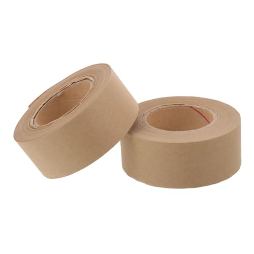 LALAFINA 2rollen Wasseraktiviertes Bilderrahmen-klebeband Selbstklebendes Kraftpapier Für Kunstwerke Doppelseitiges Starkes Und Beschädigungsfreies Abkleben Für Basteln Und Rahmen Breit LALAFINA 2rollen Wasseraktiviertes Bilderrahmen-klebeband Selbstklebendes Kraftpapier Für Kunstwerke Doppelseitiges Starkes Und Beschädigungsfreies Abkleben Für Basteln Und Rahmen Breit von LALAFINA