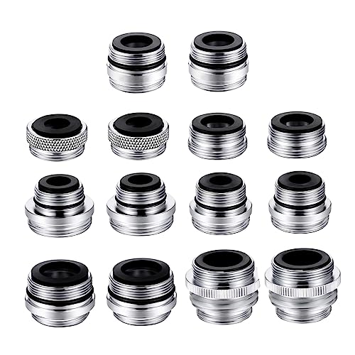 LALAFINA 2 Sätze Faucet Adapter Set Teiliges Messing Adapter Set für Wasserfilter Garten und Spüle Leicht und Langlebig Einsetzbar für Verschiedene Anwendungen LALAFINA 2 Sätze Faucet Adapter Set Teiliges Messing Adapter Set für Wasserfilter Garten und Spüle Leicht und Langlebig Einsetzbar für Verschiedene Anwendungen von LALAFINA