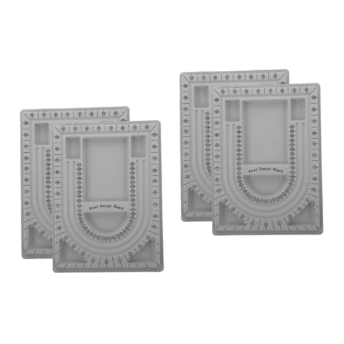 LALAFINA 2 Sätze Perlen Designplatte Für DIY Schmuckherstellung Perlenbrett Für Und Armbänder Leicht Und Tragbar Mit Maßstab Zur Einfachen Gestaltung Von Mehrsträngigen 2 Stück * 2 LALAFINA 2 Sätze Perlen Designplatte Für DIY Schmuckherstellung Perlenbrett Für Und Armbänder Leicht Und Tragbar Mit Maßstab Zur Einfachen Gestaltung Von Mehrsträngigen 2 Stück * 2 von LALAFINA