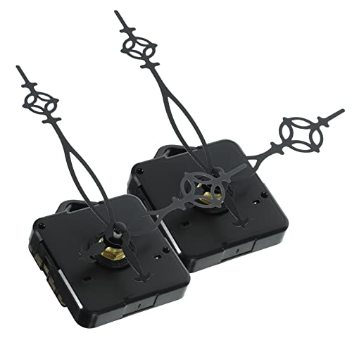 LALAFINA 2 Sätze Wanduhr Mechanismus Teiliges DIY Uhrwerk mit Hohem Leiser Quarz Uhrwerk für Verschiedene Bastelprojekte und Uhr Reparaturen für Wohn und Arbeitsräume von LALAFINA