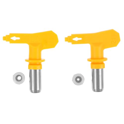 LALAFINA 2 Stück Airless Paint Sprayer Tip Teiliges Dichtungsring Kompatibel für Luftlose Farbsprühgeräte Einfache Montage Geeignet für Feine Oberflächen und Wasserbasierte Lacke von LALAFINA