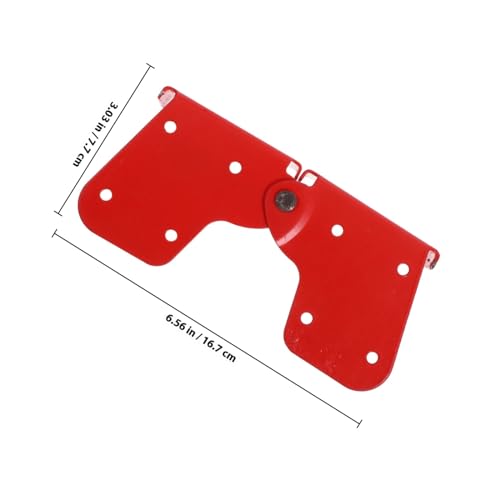 LALAFINA 2 Stück Aluminiumlegierung Klappleiter Scharnier Verstärktes Trittleiter Ersatzteil Leicht Langlebig für Haushalt und Dachboden Einfache Montage Vielseitig Einsetzbar Rot von LALAFINA