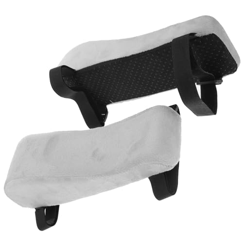LALAFINA 2 Stück Armlehnenpolster für Bürostühle und Gaming Stühle Memory Foam Ellenbogenkissen Abnehmbare Armlehnenbezüge für Komfort und Druckentlastung mit PU Innenkern LALAFINA 2 Stück Armlehnenpolster für Bürostühle und Gaming Stühle Memory Foam Ellenbogenkissen Abnehmbare Armlehnenbezüge für Komfort und Druckentlastung mit PU Innenkern von LALAFINA