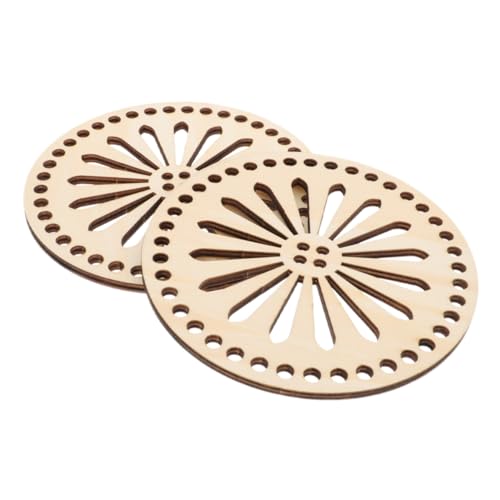 LALAFINA 2 Stück DIY Holz Bodenplatte für Häkelkorb Teilig Durchmesser Langlebig und Vielseitig für Handarbeit für Kreative Projekte und LALAFINA 2 Stück DIY Holz Bodenplatte für Häkelkorb Teilig Durchmesser Langlebig und Vielseitig für Handarbeit für Kreative Projekte und von LALAFINA