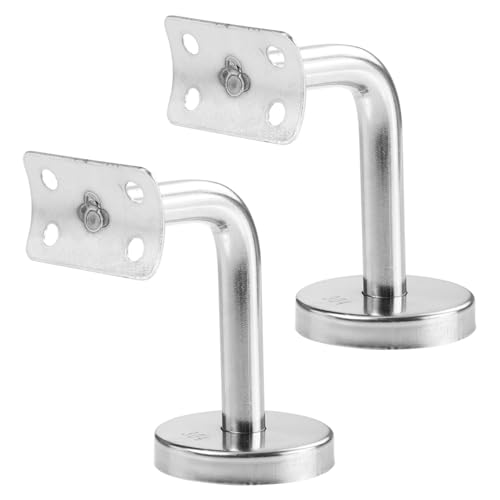 LALAFINA 2 Stück Edelstahl Wandhalterung Handlaufhalterung Robust Rostfrei Glatte Oberfläche Einfache Montage für Treppen Geländer Innen Außen Geeignet LALAFINA 2 Stück Edelstahl Wandhalterung Handlaufhalterung Robust Rostfrei Glatte Oberfläche Einfache Montage für Treppen Geländer Innen Außen Geeignet von LALAFINA