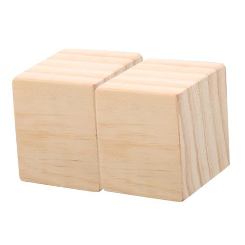 LALAFINA 2 Stück Holzblöcke zur Erhöhung von Möbeln Möbelheber für Sofa Bett Stuhl und Tisch Massivem Holz Praktische und Stabile Möbelerhöhungen für Ihr Zuhause LALAFINA 2 Stück Holzblöcke zur Erhöhung von Möbeln Möbelheber für Sofa Bett Stuhl und Tisch Massivem Holz Praktische und Stabile Möbelerhöhungen für Ihr Zuhause von LALAFINA