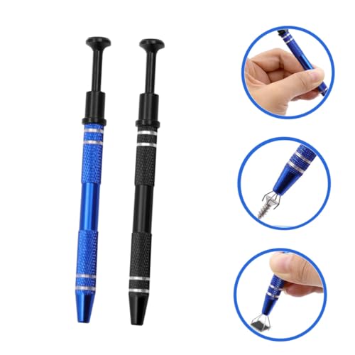 LALAFINA 2 Stück Ic Chip Extractor Klauen Greifer Werkzeug Greifhilfe für Elektronische Bauteile Schraubenheber mit Rutschfestem Griff Präzise Handhabung für Elektronik und Bastler von LALAFINA