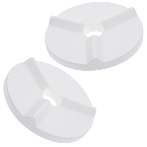 LALAFINA 2stücke Töpferofenmatte Aus Keramik Ofenstützmatte Für Heimwerkerwerkzeuge Tonmatte Zur Lagerung Von Keramikbrennwerkzeugen Feuerfeste Unterstützungspads Wiederverwendbare Ofenwerk von LALAFINA