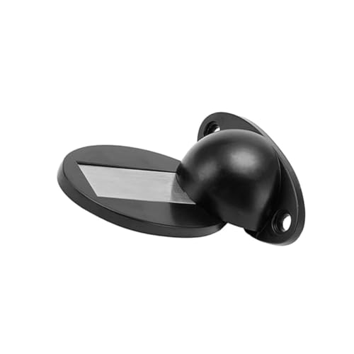 LALAFINA 2 Stück Magnetischer Türstopper ohne Bohren aus Robustem Zinklegierung mit Starkem Magnet für Bodenmontage Geräuschloser Türhalter für Wohnzimmer Schlafzimmer Badezimmer in von LALAFINA
