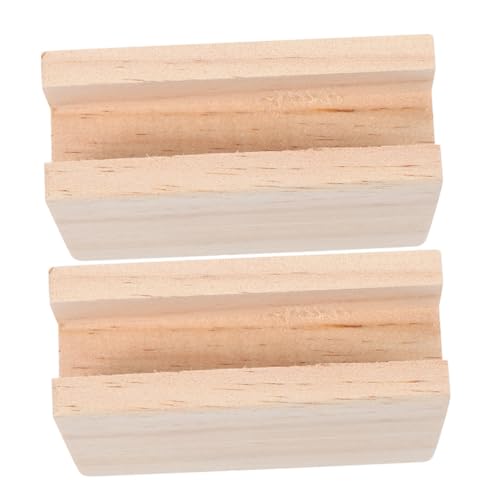 LALAFINA 2 Stück Möbelerhöhung aus Holz Möbel Riser für Bett Sofa Stuhl Tisch rutschfest Stabil Langlebig Einfache Montage Erhöhte Möbelbeine für Besseren Komfort und Schutz von LALAFINA