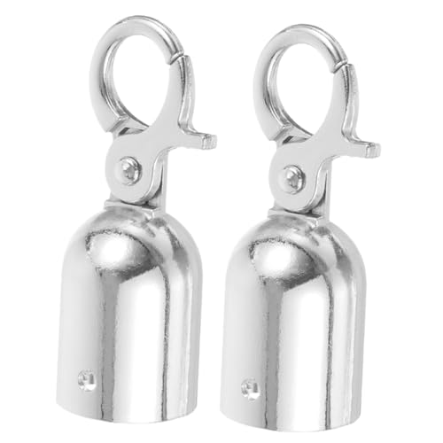 LALAFINA 2 Stück Seilendstopper mit Haken Robuste für Vielseitige Anwendungen Einkaufszentren Hotels und Kinos Einfache Installation ohne Werkzeug Dekorativ und Funktional LALAFINA 2 Stück Seilendstopper mit Haken Robuste für Vielseitige Anwendungen Einkaufszentren Hotels und Kinos Einfache Installation ohne Werkzeug Dekorativ und Funktional von LALAFINA
