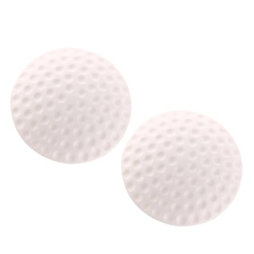LALAFINA 2 Stück Selbstklebende Türgriff Weiß mit Elastischem Wand und Möbel Schutz Geräuschdämpfend Stoßabsorbierend Geeignet für Holz Fliesen Möbel und Türen von LALAFINA