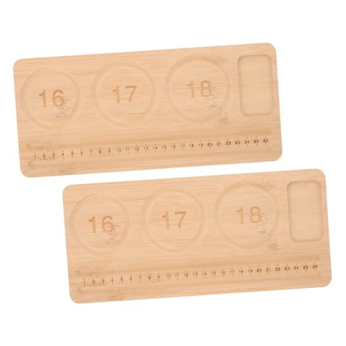 LALAFINA 2 Stück Vielseitige Design Organizer Matte für DIY Armbänder und Nachhaltige Materialien Kreative für Heim und Profianwendungen von LALAFINA