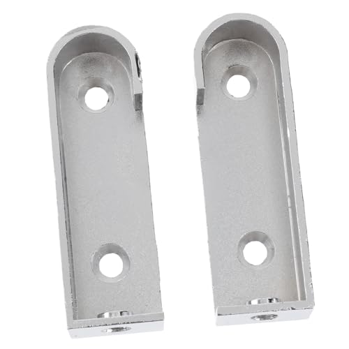 LALAFINA 2 Stück Wardrobe Tube Support Bracket aus Gussmetall Teiliges Stabile Halterung für Ovale Kleiderstangen Möbelzubehör für Kleiderschränke Silberne Oberfläche Montagezubehör LALAFINA 2 Stück Wardrobe Tube Support Bracket aus Gussmetall Teiliges Stabile Halterung für Ovale Kleiderstangen Möbelzubehör für Kleiderschränke Silberne Oberfläche Montagezubehör von LALAFINA