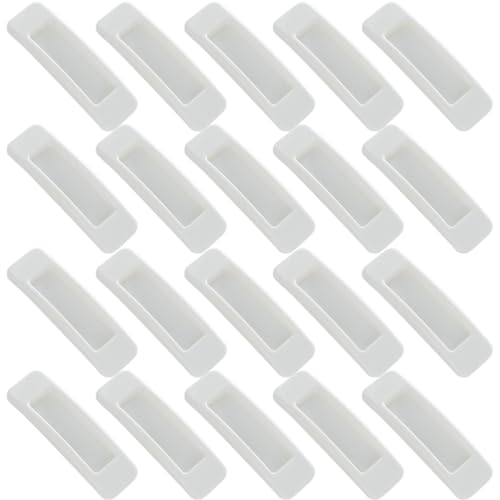 LALAFINA 20 Stück Klebe Griffe für Schränke und Fenster Selbstklebende Tür und Möbelgriffe Pull Handles für Schränke und Dresser von LALAFINA