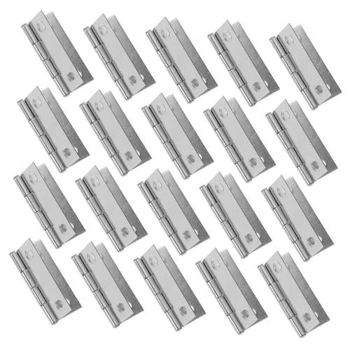 LALAFINA 20 Stück Teiliges Flachscharniere Dicke Mini Scharniere für Schranktüren Schmuckkästchen Bildrahmen und Holzkisten Einfache DIY Montage Lochdurchmesser Platzsparend LALAFINA 20 Stück Teiliges Flachscharniere Dicke Mini Scharniere für Schranktüren Schmuckkästchen Bildrahmen und Holzkisten Einfache DIY Montage Lochdurchmesser Platzsparend von LALAFINA