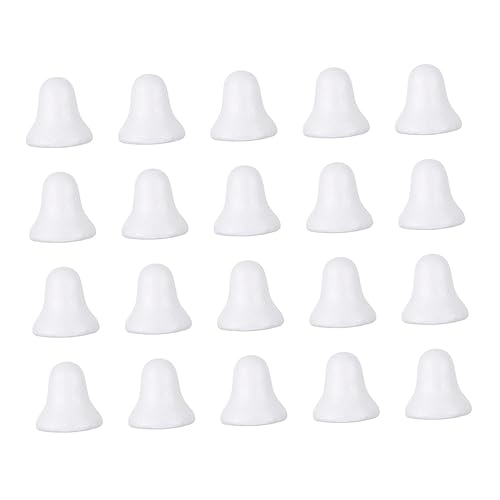 LALAFINA 20 Stück Teiliges Schaumstoff Glocken für DIY Weihnachtsdekoration Bastelmaterialien Jingle Bell Form für Kreative Bastelprojekte und Festlichkeiten LALAFINA 20 Stück Teiliges Schaumstoff Glocken für DIY Weihnachtsdekoration Bastelmaterialien Jingle Bell Form für Kreative Bastelprojekte und Festlichkeiten von LALAFINA