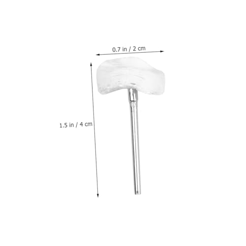 LALAFINA 20 Stück Teiliges Schleif Buffing pad mit Stiel Weiße Schleifmopps aus Langlebigem Material Ergonomisch für Bohrmaschinen zum Polieren von Aluminium Edelstahl Chrom und LALAFINA 20 Stück Teiliges Schleif Buffing pad mit Stiel Weiße Schleifmopps aus Langlebigem Material Ergonomisch für Bohrmaschinen zum Polieren von Aluminium Edelstahl Chrom und von LALAFINA