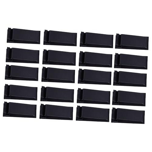 LALAFINA 20 Stück Teiliges Selbstklebende Kabelclips Kabelhalter für Kabelmanagement Vielseitig Einsetzbar für PC Tv USB Kabel Ordentliche Kabelführung im Büro und Zuhause ohne Bohren von LALAFINA
