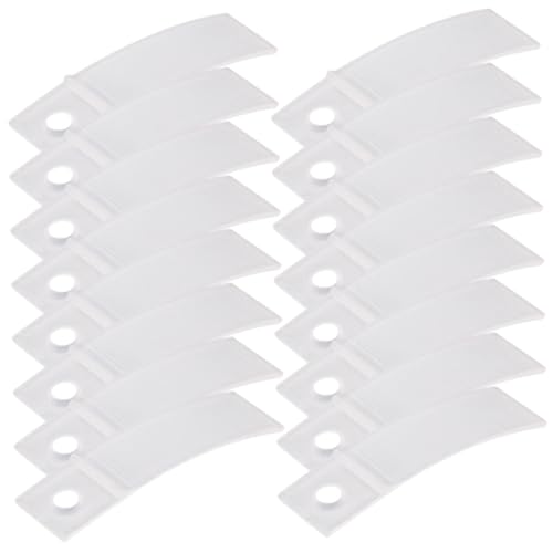 LALAFINA 200 Stück Teiliges PVC Stopp mit Schrauben rutschfest Verschleißfest zur Schubladenboden Reparatur und Möbelrutschschutz Flexibel und Installieren Geeignet für Schränke und von LALAFINA