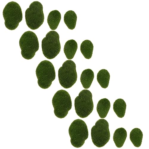 LALAFINA Künstliche Moossteine 24 Stück Kunstmoos Für Garten Bonsai Landschaft Dekorativ LALAFINA Künstliche Moossteine 24 Stück Kunstmoos Für Garten Bonsai Landschaft Dekorativ von LALAFINA
