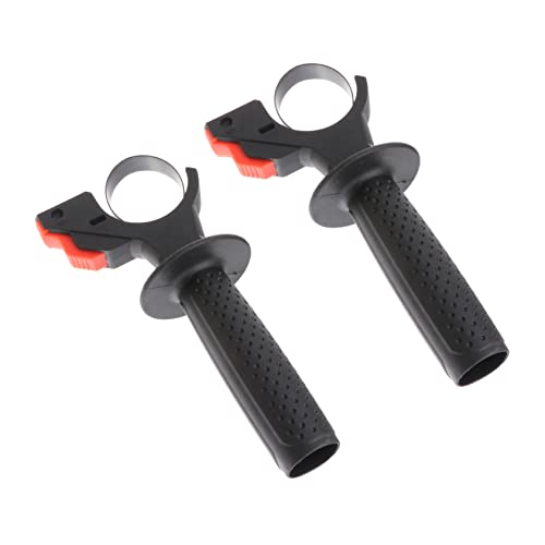LALAFINA 2Stücke Einstellbarer Elektrischer Bohrgriff Ersatz für Aufprallbohrer Ergonomisches Design Rutschfester Griff Langlebiges Material Praktische Verwendung von LALAFINA