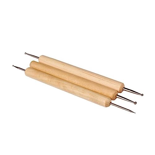LALAFINA 3 STÜCKE Teiliges Tonwerkzeugset Holz Doppelseitige Skulpturwerkzeuge für Modellierung Gravur und Basteln mit Lufttrocknender Knete Vielseitig für Töpferkunst und DIY Projekte LALAFINA 3 STÜCKE Teiliges Tonwerkzeugset Holz Doppelseitige Skulpturwerkzeuge für Modellierung Gravur und Basteln mit Lufttrocknender Knete Vielseitig für Töpferkunst und DIY Projekte von LALAFINA