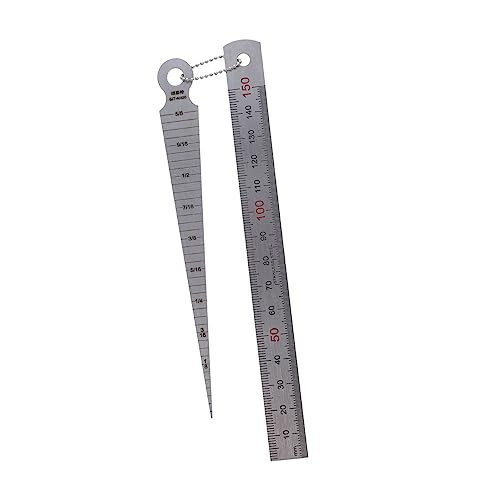 LALAFINA 3 Sätze Taper Gauge mit Geradem Lineal Präzisionsmesswerkzeug für Maschinenbau Modellbau und Reparaturarbeiten Tragbar und Leicht LALAFINA 3 Sätze Taper Gauge mit Geradem Lineal Präzisionsmesswerkzeug für Maschinenbau Modellbau und Reparaturarbeiten Tragbar und Leicht von LALAFINA