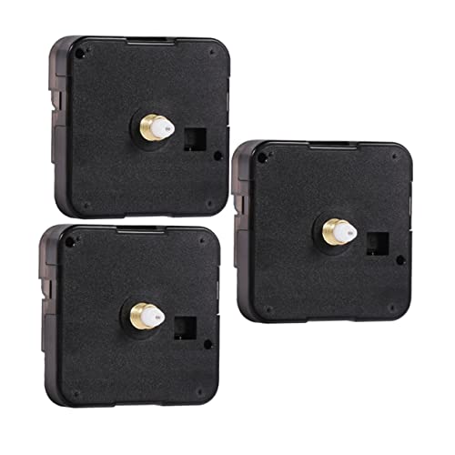 LALAFINA 3 Stück Quartz Uhrwerk Ersatz Teiliges Langlebiger DIY Mechanismus für Uhrenreparatur Präzises Quarz Uhrwerk Kompatibel mit Meisten Uhren Batteriebetrieben Leiser Betrieb von LALAFINA