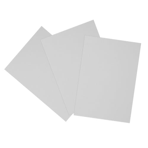LALAFINA 3pcs Sublimation Metall Rohlinge Aluminium Foto Zeichen Rohlinge Silber Finish 20x30cm Decor von LALAFINA