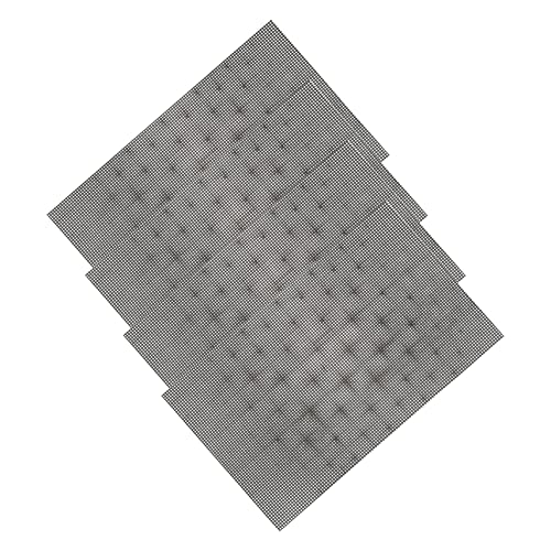 LALAFINA 4stücke Mesh-blätter Dicke Schwarze Für Bastelarbeiten Kreuzstich Und Langlebige Bastelmaterialien Für Erwachsene von LALAFINA