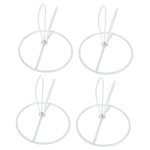 LALAFINA 4 Stück Lampenschirm Halterung Teilig Lampenschirm Stabilem Metall für Stehlampen und Deckenleuchten Praktische und Dekorative Lösung für Ihre Beleuchtung LALAFINA 4 Stück Lampenschirm Halterung Teilig Lampenschirm Stabilem Metall für Stehlampen und Deckenleuchten Praktische und Dekorative Lösung für Ihre Beleuchtung von LALAFINA