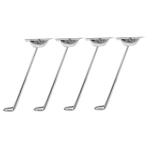 LALAFINA 4 Stück Metall Klapptischbeine Robuste und Einfach zu Installierende Möbelfüße für Verschiedene Tische Stabil und Platzsparend für DIY Möbel und Schreibtische von LALAFINA