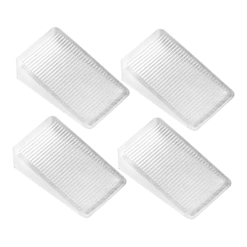 LALAFINA 4 Stück Möbelkeile zur Nivellierung von Möbelbeinen Verstellbare Pads für Wackelige und Unebene Böden für Schränke Sofas und von LALAFINA