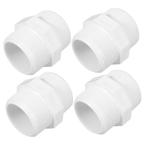 LALAFINA 4 Stück PVC Schlauchadapter Teiliges Gewindeverbinder für Wasserrohre Einfache Installation Vielseitig Einsetzbar Hochwertigem PVC für Garten Industrie und Landwirtschaft LALAFINA 4 Stück PVC Schlauchadapter Teiliges Gewindeverbinder für Wasserrohre Einfache Installation Vielseitig Einsetzbar Hochwertigem PVC für Garten Industrie und Landwirtschaft von LALAFINA