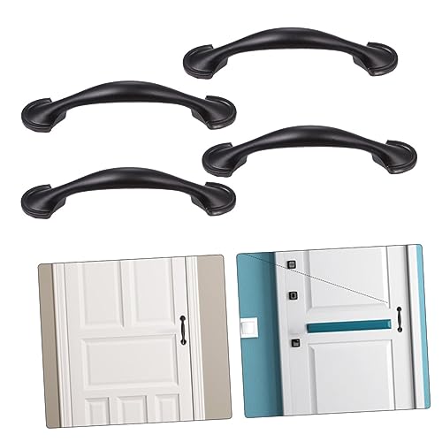 LALAFINA 4 Stück Schwarze Möbelgriffe Langlebiger Amerikanischer Stil Schrauben für Kleiderschrank Küchenschränke und Türen Einfache Montage Retro Design LALAFINA 4 Stück Schwarze Möbelgriffe Langlebiger Amerikanischer Stil Schrauben für Kleiderschrank Küchenschränke und Türen Einfache Montage Retro Design von LALAFINA