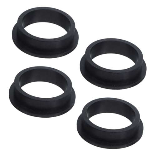 LALAFINA 4 Stück Silikon Dichtungsringe Set Gasket Replacement für Sandfilterpumpen Langlebige Gummidichtungen für Poolschläuche Kompatibel mit Intex Sandpumpen Schwarze Dichtungen von LALAFINA