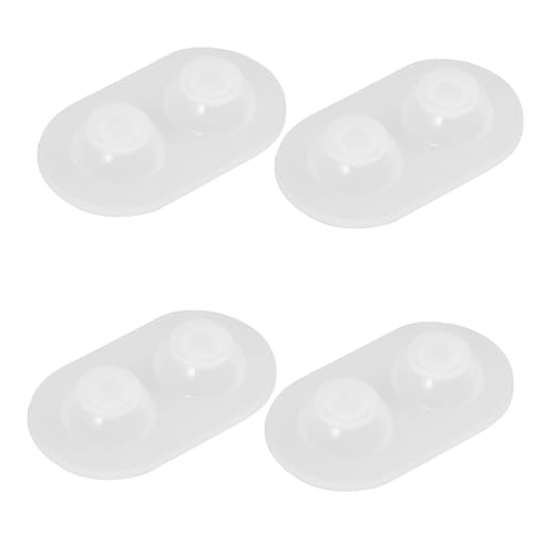 LALAFINA 4 Stück Teiliges Silikonform für DIY Puppenaugen Wiederverwendbare Silikonmould für Augen für Kreative Bastelprojekte und Puppenliebhaber von LALAFINA