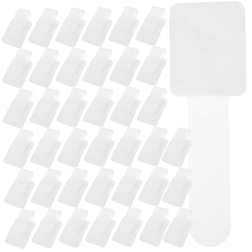 LALAFINA 40 Stück Teiliges Selbstklebende Kabelbinder mit Klebstoff Wiederverwendbare Kabel Organizer aus Weichem Strapazierfähigem Klettband für Datenkabel Ladekabel und Kabelmanagement von LALAFINA