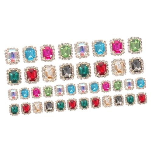 LALAFINA 40stücke Rhinestones Handgemachte Strasssteine Zum Aufnähen Für Kleidung -zubehör Hochzeits Und Partydekoration Mischfarben Langlebig LALAFINA 40stücke Rhinestones Handgemachte Strasssteine Zum Aufnähen Für Kleidung -zubehör Hochzeits Und Partydekoration Mischfarben Langlebig von LALAFINA