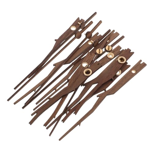 LALAFINA 5 Sätze Ersatz Holz Uhrzeiger Teiliges für DIY Wanduhr Reparatur Elegante Holzzeiger mit Kupferhülsen für Kreative Projekte für Uhrmacher und Bastelenthusiasten LALAFINA 5 Sätze Ersatz Holz Uhrzeiger Teiliges für DIY Wanduhr Reparatur Elegante Holzzeiger mit Kupferhülsen für Kreative Projekte für Uhrmacher und Bastelenthusiasten von LALAFINA