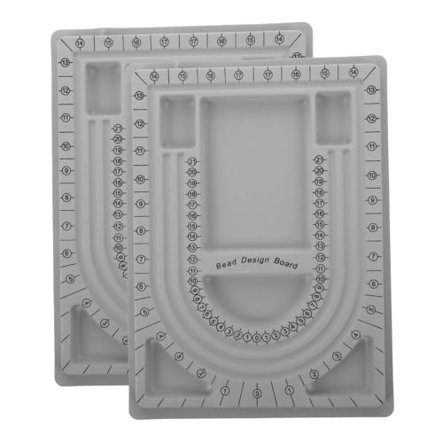 LALAFINA 5 Sätze Perlen Design Bretter DIY Schmuckdesign Board Für Und Armbänder Mit Maßstab Für Einfache Anordnung Und Aufbewahrung Für Kreative Bastelprojekte 2 Stück * 5 LALAFINA 5 Sätze Perlen Design Bretter DIY Schmuckdesign Board Für Und Armbänder Mit Maßstab Für Einfache Anordnung Und Aufbewahrung Für Kreative Bastelprojekte 2 Stück * 5 von LALAFINA