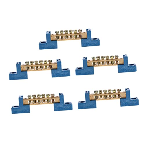 LALAFINA 5 Stück Teiliges Car Ground Power Verteiler Terminalblock Messing Positionen für Verteilungsboxen und Elektrische Anwendungen LALAFINA 5 Stück Teiliges Car Ground Power Verteiler Terminalblock Messing Positionen für Verteilungsboxen und Elektrische Anwendungen von LALAFINA