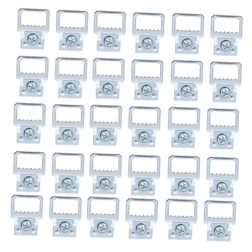 LALAFINA 50 Stück Aluminiumlegierung Bilderhaken für Bilderrahmen Einfache Installation Hohe Tragfähigkeit für Fotos Gemälde Postkarten und LALAFINA 50 Stück Aluminiumlegierung Bilderhaken für Bilderrahmen Einfache Installation Hohe Tragfähigkeit für Fotos Gemälde Postkarten und von LALAFINA