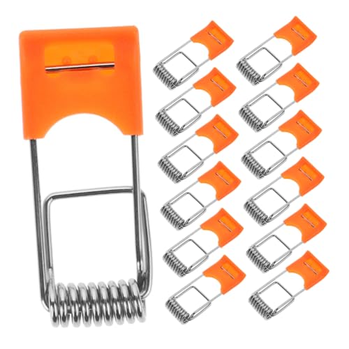 LALAFINA 50 Stück Federklammern für Einbauleuchten Sicherungsclips für Lampen Einfach zu Installierende Halterungen für LED Deckenstrahler Orange LALAFINA 50 Stück Federklammern für Einbauleuchten Sicherungsclips für Lampen Einfach zu Installierende Halterungen für LED Deckenstrahler Orange von LALAFINA
